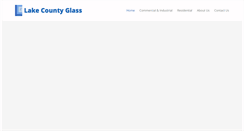 Desktop Screenshot of lakecountyglass.net