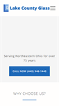 Mobile Screenshot of lakecountyglass.net